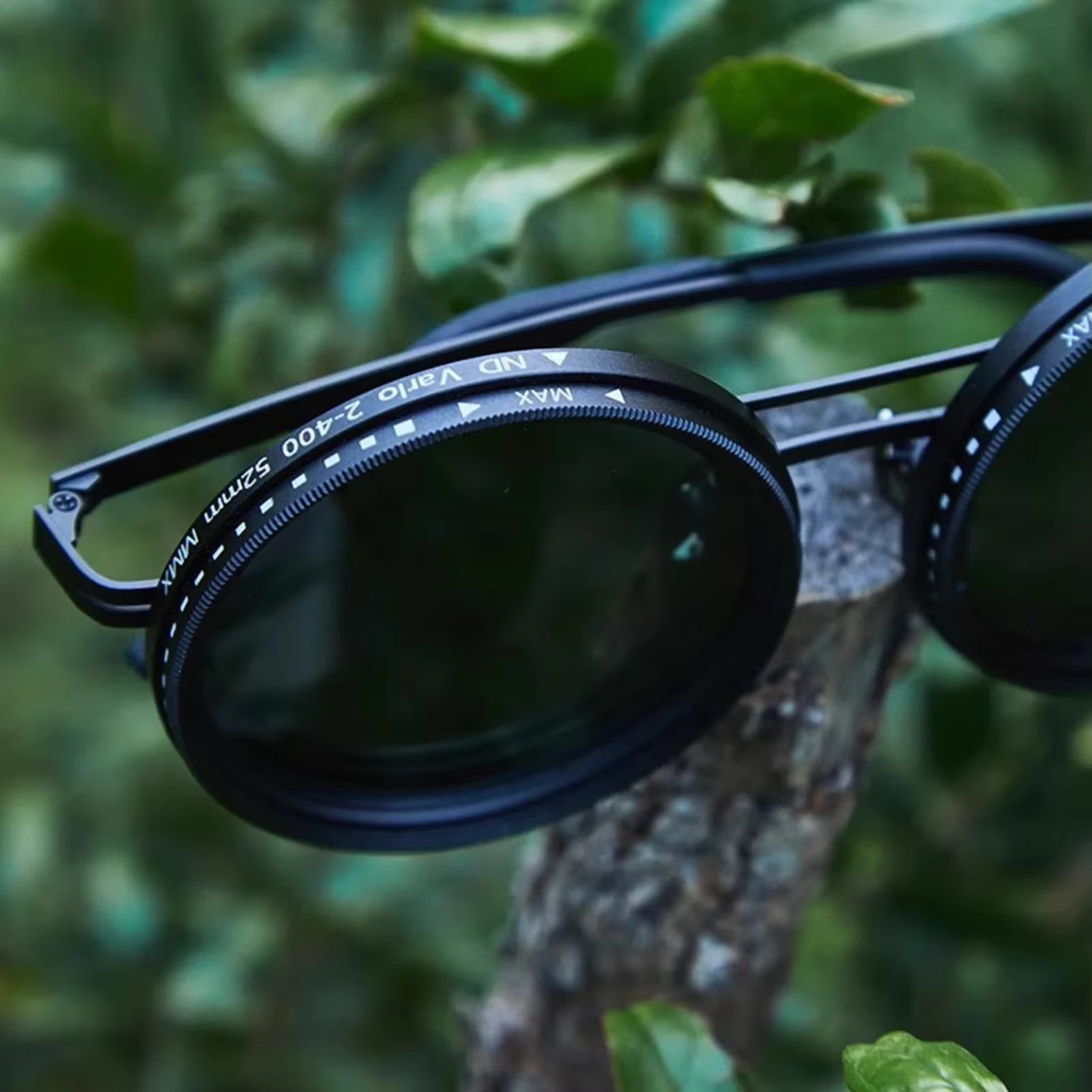 Adjustable 1-9 Sunglasses Fishing Rounded Polarized Glasses with ND Filter Lenses Handcrafted Retro Glasses Unisex Vintage Style